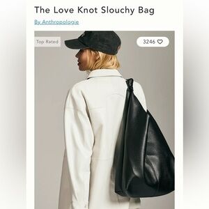 Anthropologie The Love Knot Slouchy Bag